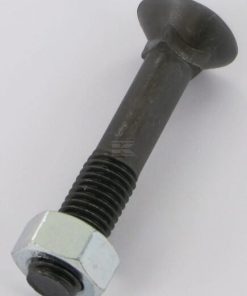 Tornillo arado cabeza avellanada redonda de cuello cuadrado con tuerca M12 x 70 12.9 DIN 608
