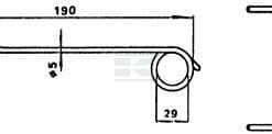 Dientes Pick-up New Holland 3 Dientes Pick-up New Holland