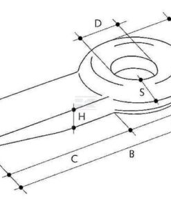 Anillo de enganche plano 25 t 4 Anillo de enganche plano 25 t