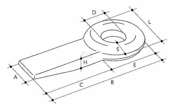 Anillo de enganche plano 25 t 2 Anillo de enganche plano 25 t