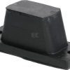 Trapezoidal rubber bump stop 119x44x50