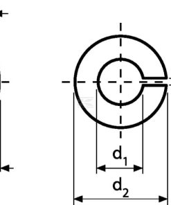 Arandela elástica M36 galv.