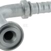 Racor pres. DN20+44,5 brida 90°