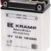 Batería 12 V 12 Ah, 165 A, con pack de ácido, Kramp