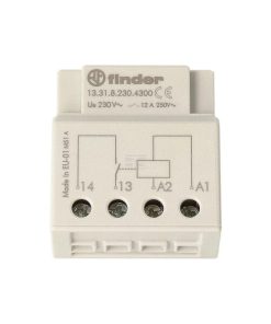 Relé electromecánico monostable, montaje en caja, 1NA, 12A/230V C.A.