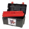 Caja herramientas 235x445x230 mm, negra/roja polipropileno, 2 compartimentos, 30 de Tayg 8 Caja herramientas 235x445x230 mm, negra/roja polipropileno, 2 compartimentos, 30 de Tayg