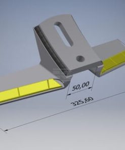 Reja de aletas de carburo 320x6mm