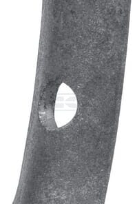 Cultivator point 127x40x6mm, reversible, flat, 1 hole
