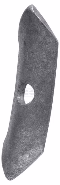 Punta de cultivador 127x40x6mm, reversible, plano, 1 orificio 1 Cultivator point 127x40x6mm, reversible, flat, 1 hole