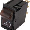 Interruptor basculante, 0-I, apagado-encendido, 5 polos, Luces