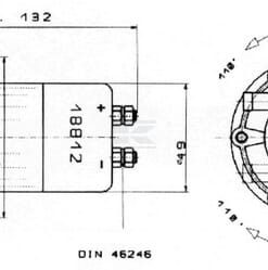 Bomba de fuel-oil eléctrica 12 V