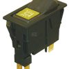 Interruptor basculante, 0-I, apagado-encendido, 4 polos, Baliza