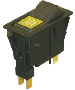 Interruptor basculante, 0-I, apagado-encendido, 4 polos, Baliza