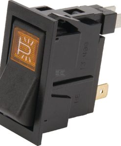 Interruptor basculante, 0-I, apagado-encendido, 4 polos, Baliza