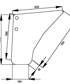 Cristal de la puerta inf