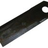Cuchilla rotativa trituradora de paja 175x50x3 mm Ø20 mm 4 Cuchilla rotativa trituradora de paja 175x50x3 mm Ø20 mm