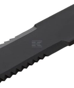 Cuchillo picador de paja 175 x 50 x 4,5 mm dentado Ø20 mm