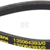 Correa de velocidad variable zx29 lp=757