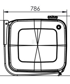 Kit de montaje lateral 640x710