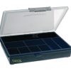 Caja de surtido con 9 compartimentos de polipropileno azul/gris, 2 L de capacidad, 240 x 195 x 43 mm, PCS 5-9, Raaco