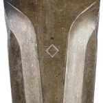Cuchilla izd./dch. segadora,132x50x4, orificio oval 23,0x20,5 mm, válida Kongskilde/JF-Stoll, paquete 25 uds.