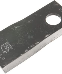 Cuchilla izda. de segadora 114 x 48 x 4 mm orificio Ø 19 mm adecuada para Kongskilde JF/Stoll (paquete de 25 unidades)