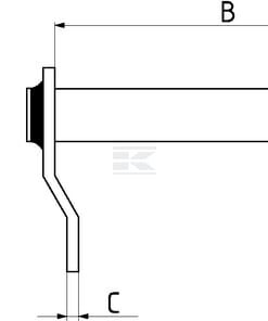 Pasador 30x74 mm 5 Pasador 35x175 mm