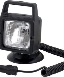 Work light square, 12/24V, transparent, magnetic, 110x110x175mm, Ajba