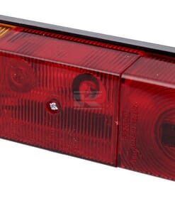 Rear light RH rectangular, 12/24V, amber/red, bolt on, 300x55x77mm, Promot