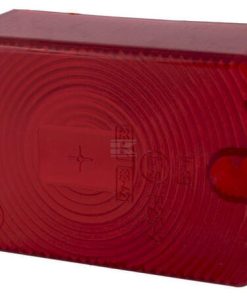 Light lens, red 100x73mm LH/RH Promot