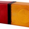 Light lens, amber/red 214x77mm LH/RH/rear Promot 2 Light lens, amber/red 214x77mm LH/RH/rear Promot