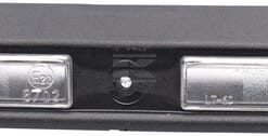 Number plate light rectangular, 12/24V, white, bolt on, 240x38x46mm, Promot