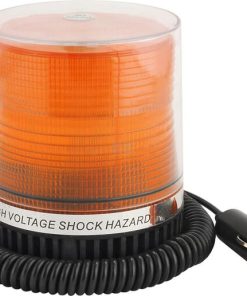 Faro destellante estroboscópico Xenon, ámbar, 12/24 V, fijación magnética