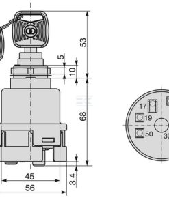 Interruptor arranque P-0-1-2-3, Cobo 3 Interruptor arranque P-0-1-2-3, Cobo