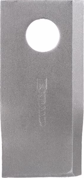 Cuchilla izda. de segadora 102 x 48 x 4 mm orificio Ø 19 mm adecuada para Fella (paquete de 25 unidades)