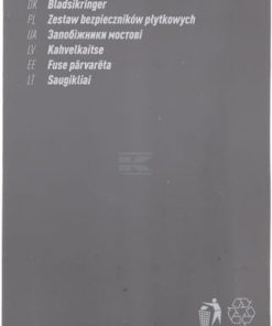 Juego de 10 fusibles planos