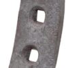 Punta de cultivador 194 x reversible, curvada, 2 orificios