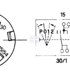 Interruptor arranque P-0-1-2, Cobo
