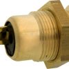 Toma coaxial, 2 patillas, metal 2 Coaxial Socket, 2-pin, metal