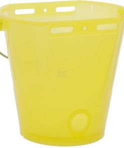 Cubo para pienso amarillo transparente 8 l