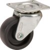 Rueda industrial giratoria en polipropileno: Ø32 x 14 mm, placa soporte: 38 x 32 mm. Capacidad: 20 kg, Tente