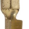 Terminal blade male, amber, 2.5mm² 6.3mm