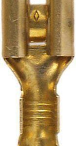 Terminal blade female, amber, 2.5mm² 6.3mm
