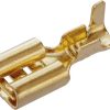 Terminal blade female, amber, 2.5mm² 6.3mm 3 Terminal blade female, amber, 2.5mm² 6.3mm