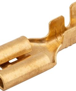 Terminal blade female, amber, 6mm² 9.5mm