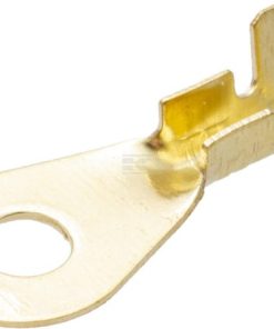 Ring connector, amber, 2.5mm² 0.5mm diameter 4mm