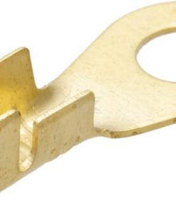Ring connector, amber, 2.5mm² 0.5mm diameter 5mm