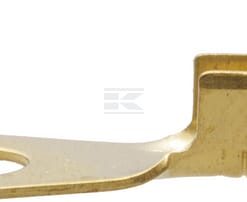 Ring connector, amber, 2.5mm² 0.5mm diameter 5mm