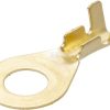 Ring connector, amber, 2.5mm² 0.5mm diameter 6mm