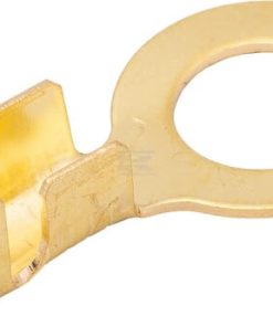 Ring connector, amber, 6mm² 1.2mm diameter 10mm